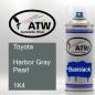 Preview: Toyota, Harbor Gray Pearl, 1K4: 400ml Sprühdose, von ATW Autoteile West.